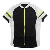 CRANE Full Zip Cycling Mens Jersey Black High Neck L