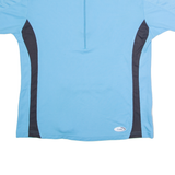LOFFLER Cycling Mens Jersey Blue 1/4 Zip M