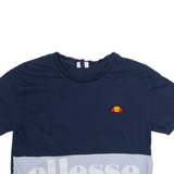 ELLESSE Womens T-Shirt Blue Crew Neck UK 8