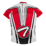 THOEMUS Cycling Mens Jersey White 1/2 Zip M