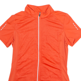 CRIVIT Full Zip Cycling Womens Jersey Pink High Neck M