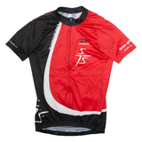 OWAYO Full Zip Cycling Mens Jersey Red High Neck M