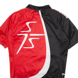 OWAYO Full Zip Cycling Mens Jersey Red High Neck M