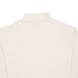 FRENCH CONNECTION Womens Jumper Beige Roll Neck Tight Knit S