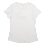 PUMA Womens T-Shirt White UK 12