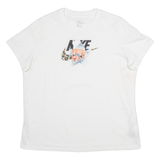 NIKE Womens T-Shirt White XL