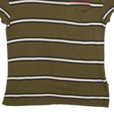TOMMY HILFIGER Womens T-Shirt Green XS