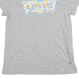 LEVI'S Womens T-Shirt Grey S