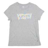 LEVI'S Womens T-Shirt Grey S