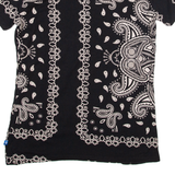 ADIDAS Womens T-Shirt Black UK 8