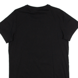 ADIDAS Womens T-Shirt Black UK 12