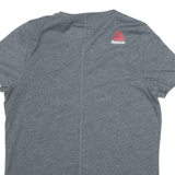 REEBOK Womens T-Shirt Grey M