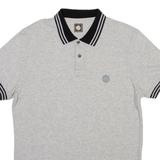 PRETTY GREEN Mens Polo Shirt Grey M