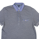 TED BAKER Mens Polo Shirt Grey L