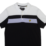 LYLE & SCOTT Mens Polo Shirt Black M
