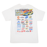 ANVIL Race To Savings Mens T-Shirt White USA L