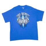 NASCAR Tony Stewart Mens T-Shirt Blue XL