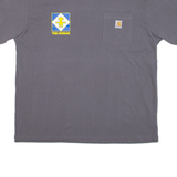 CARHARTT Mens T-Shirt Grey L