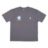 CARHARTT Mens T-Shirt Grey L