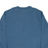 CARHARTT Mens T-Shirt Blue Long Sleeve XL