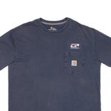 CARHARTT Mens T-Shirt Blue L