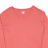 CARHARTT Womens T-Shirt Pink Long Sleeve V-Neck XL