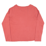 CARHARTT Womens T-Shirt Pink Long Sleeve V-Neck XL