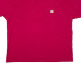 CARHARTT Mens T-Shirt Red 2XL