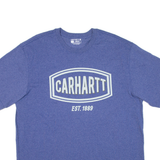 CARHARTT Loose Fit Mens T-Shirt Blue L