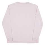 CARHARTT Loose Fit Womens T-Shirt Pink Long Sleeve M