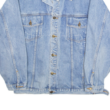 Mens Denim Jacket Blue Cashmere L