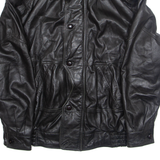 Mens Biker Jacket Black L