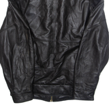 Mens Biker Jacket Black L