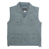 JINJAO Mens Gilet Blue L