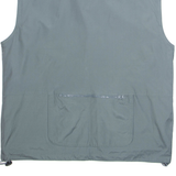 JINJAO Mens Gilet Blue L