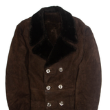 Womens Aviator Jacket Brown XL