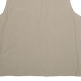 Mens Utility Vest Gilet Cream XL