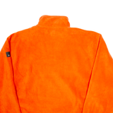 NAUTICA Mens Fleece Orange 1/4 Zip 2XL