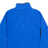 NAUTICA Mens Fleece Blue 1/4 Zip L