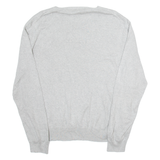 POLO RALPH LAUREN Mens Jumper Grey Tight Knit 2XL