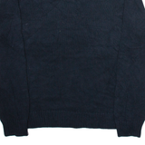CHAPS Mens Jumper Blue Tight Knit XL