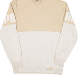 PUMA Mens Beige Hoodie S