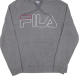 FILA Mens Grey Hoodie S