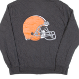 NFL Reversable Cleveland Browns Mens Orange Hoodie Full Zip USA M