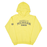 HANES University Of Michigan Mens Yellow Hoodie USA M