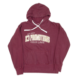 MUSKOKA Cold Lake Womens Maroon Hoodie USA L