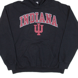 GILDAN Indiana Womens Black Hoodie USA M