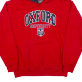 GWCC Oxford University Mens Red Hoodie M
