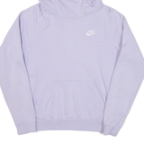 NIKE Womens Purple Hoodie S