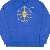 NIKE Carmel Greyhounds Basketball Mens Blue Hoodie USA XL